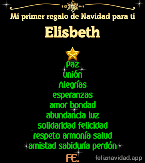 GIF Mi primer regalo de navidad para ti Elisbeth