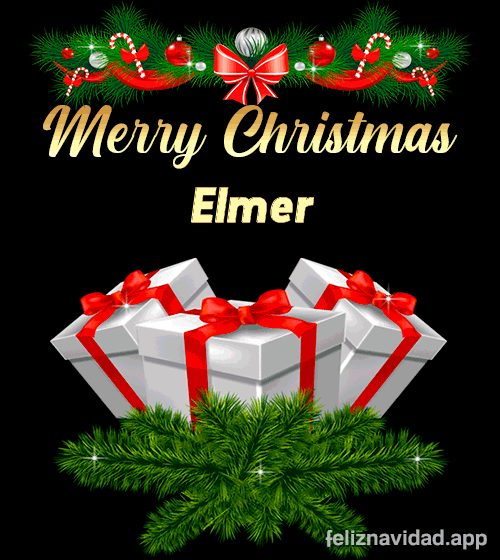 GIF Merry Christmas Elmer