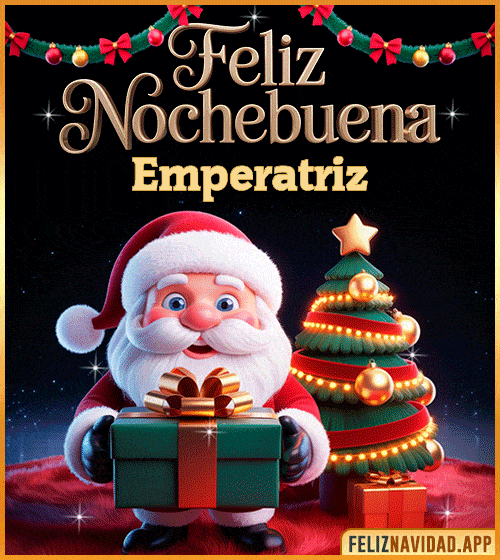 GIF GIF de Feliz Nochebuena Emperatriz