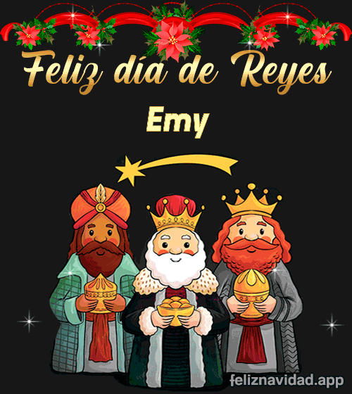 GIF Feliz día de Reyes Emy