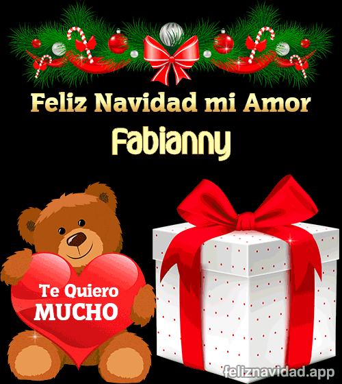 GIF Feliz Navidad mi Amor Fabianny