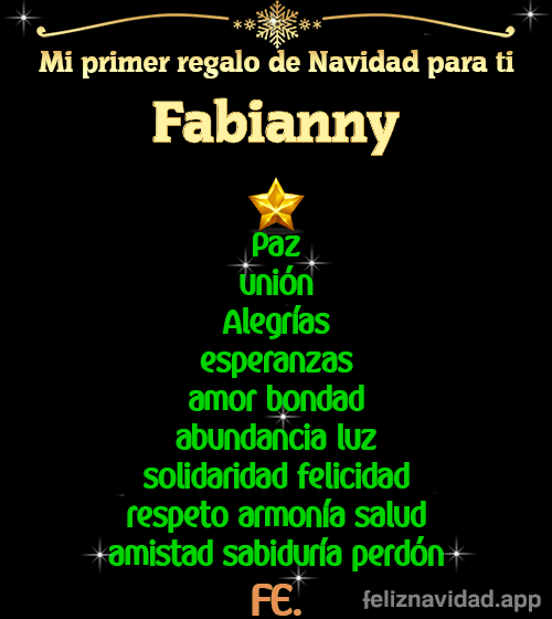 GIF Mi primer regalo de navidad para ti Fabianny