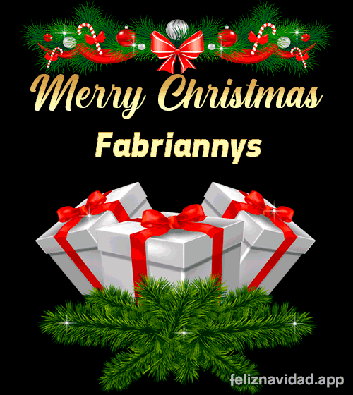 GIF Merry Christmas Fabriannys