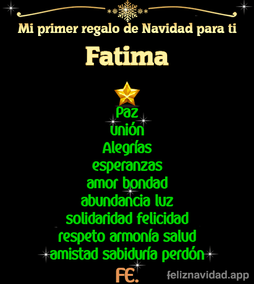 GIF Mi primer regalo de navidad para ti Fatima