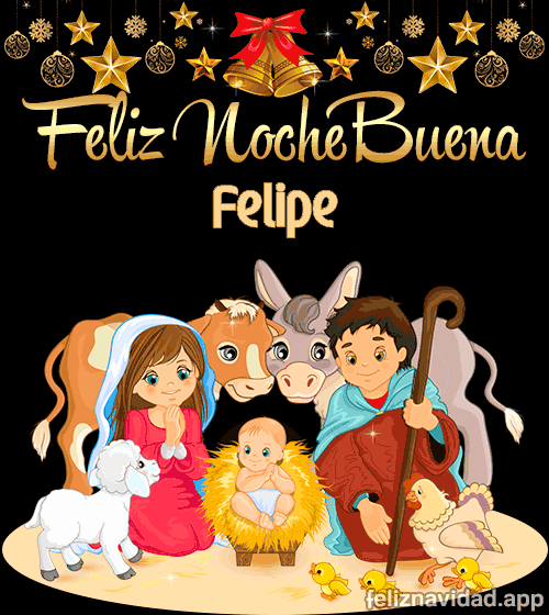 GIF Feliz Nochebuena Felipe