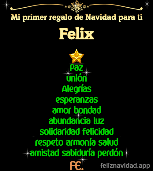 GIF Mi primer regalo de navidad para ti Felix