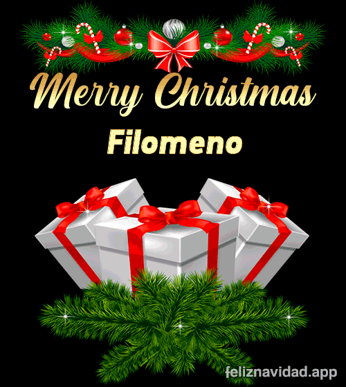 GIF Merry Christmas Filomeno