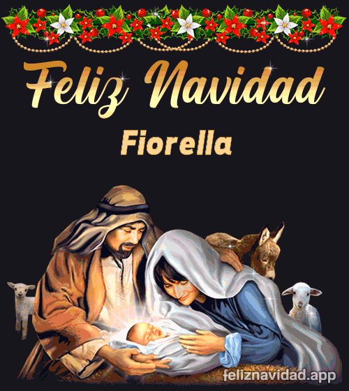 GIF Feliz Navidad Fiorella