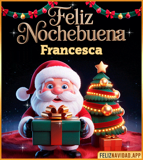 GIF GIF de Feliz Nochebuena Francesca