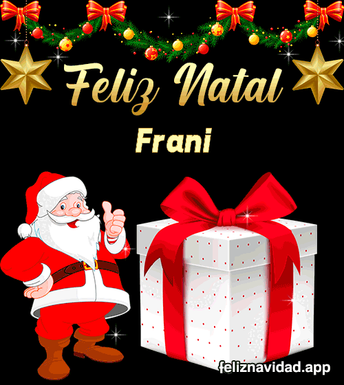 GIF Feliz Natal Frani