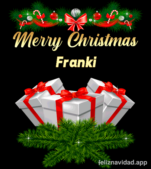 GIF Merry Christmas Franki