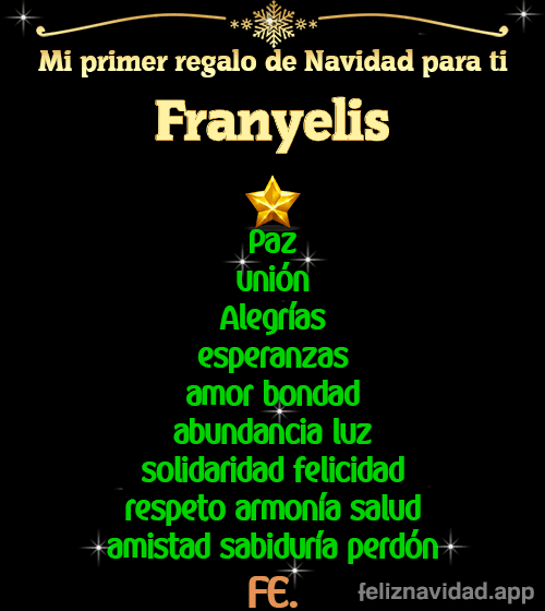 GIF Mi primer regalo de navidad para ti Franyelis