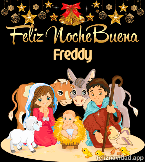 GIF Feliz Nochebuena Freddy