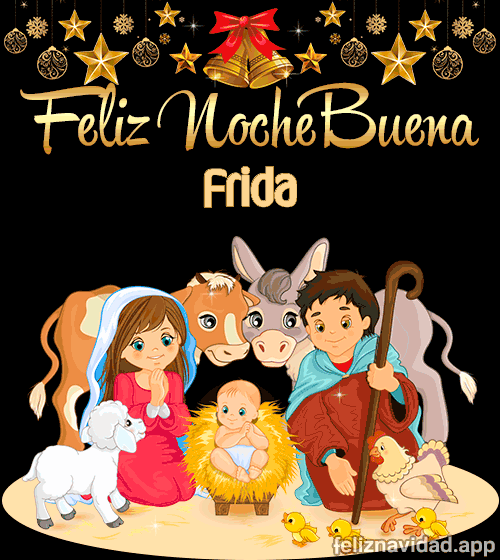 GIF Feliz Nochebuena Frida