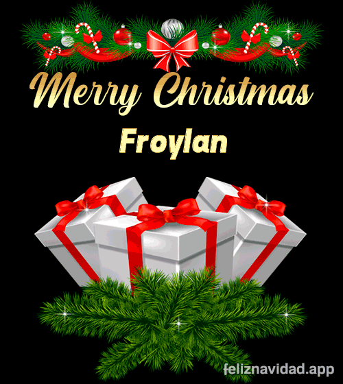 GIF Merry Christmas Froylan