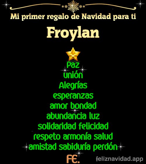 GIF Mi primer regalo de navidad para ti Froylan