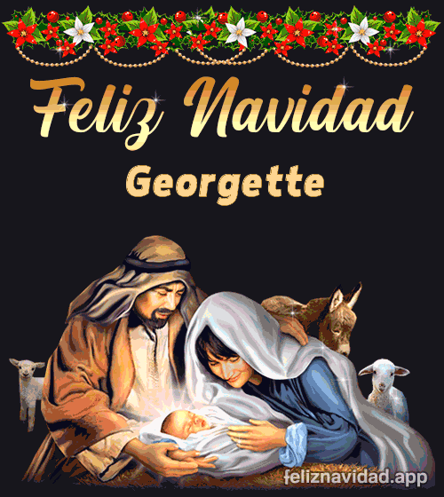 GIF Feliz Navidad Georgette