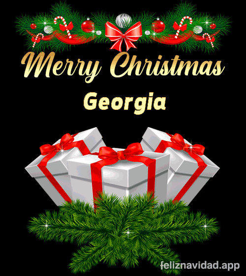 GIF Merry Christmas Georgia
