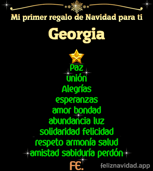 GIF Mi primer regalo de navidad para ti Georgia
