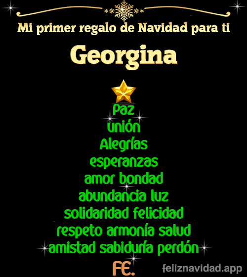 GIF Mi primer regalo de navidad para ti Georgina