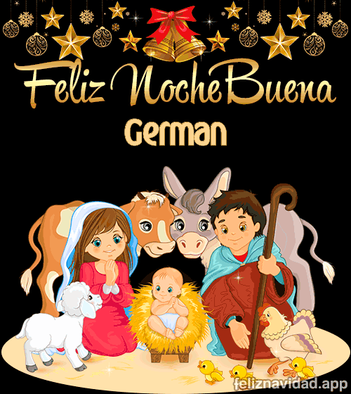 GIF Feliz Nochebuena German