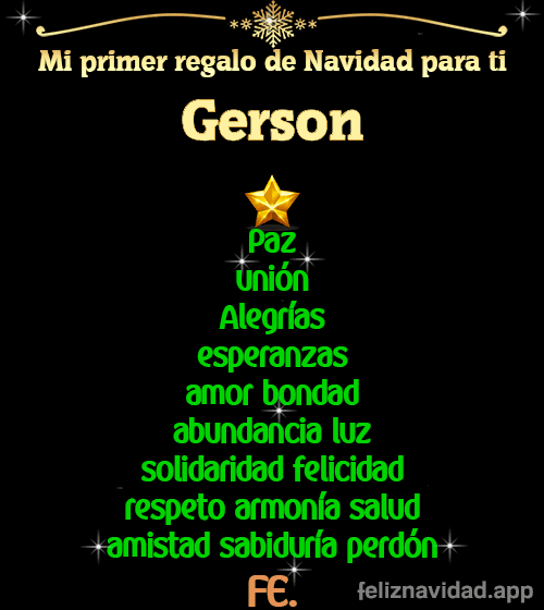 GIF Mi primer regalo de navidad para ti Gerson