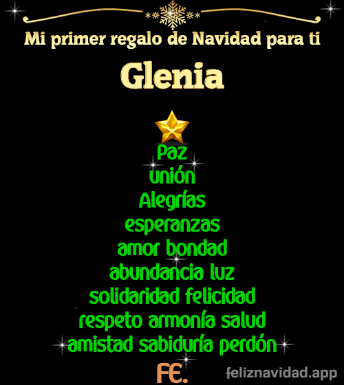 GIF Mi primer regalo de navidad para ti Glenia