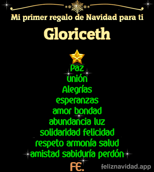 GIF Mi primer regalo de navidad para ti Gloriceth