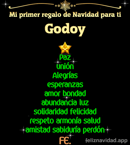 GIF Mi primer regalo de navidad para ti Godoy