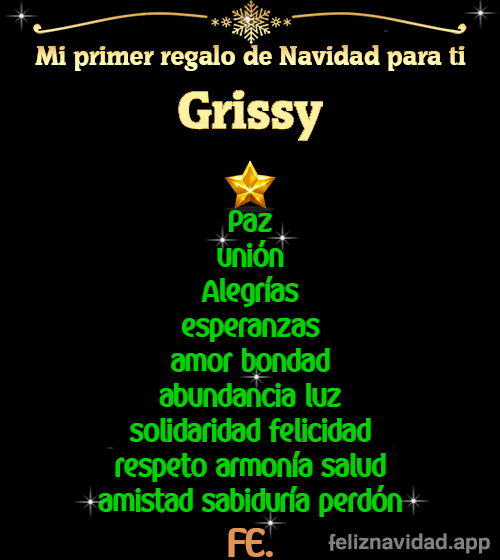 GIF Mi primer regalo de navidad para ti Grissy