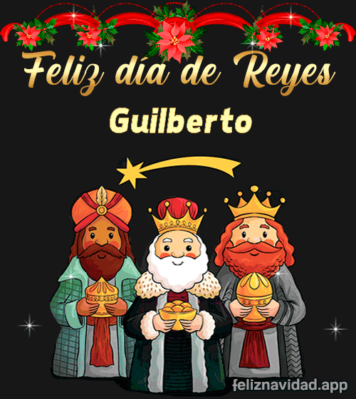 GIF Feliz día de Reyes Guilberto