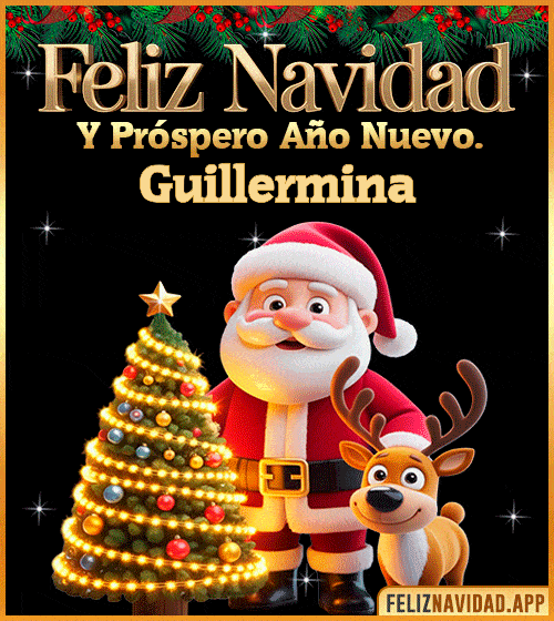 GIF Feliz Navidad y Próspero Año Nuevo gif Guillermina