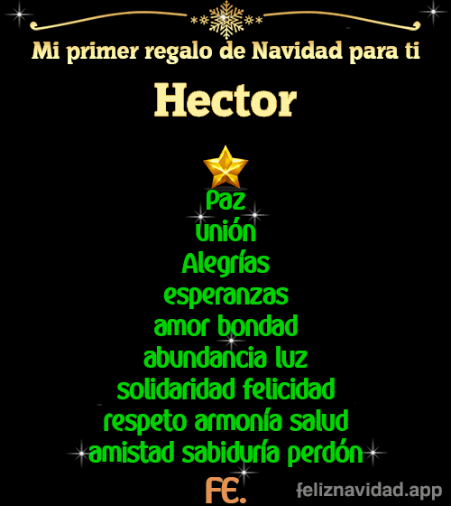 GIF Mi primer regalo de navidad para ti Hector