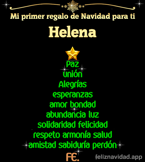 GIF Mi primer regalo de navidad para ti Helena