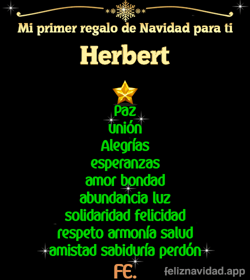 GIF Mi primer regalo de navidad para ti Herbert