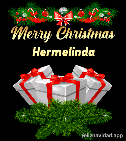 GIF Merry Christmas Hermelinda