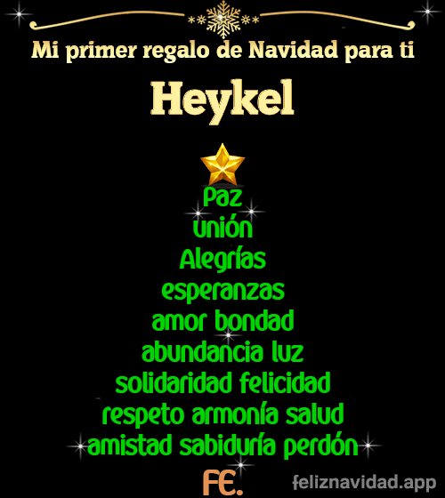 GIF Mi primer regalo de navidad para ti Heykel