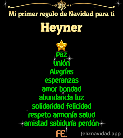 GIF Mi primer regalo de navidad para ti Heyner