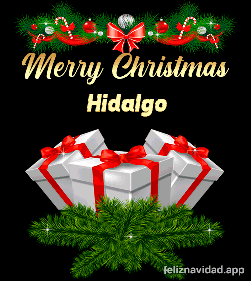 GIF Merry Christmas Hidalgo
