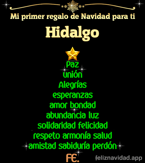 GIF Mi primer regalo de navidad para ti Hidalgo