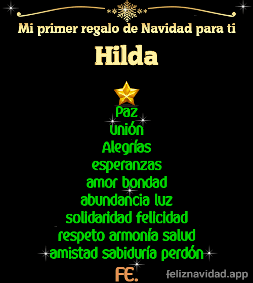 GIF Mi primer regalo de navidad para ti Hilda