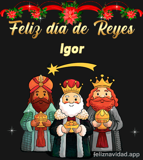 GIF Feliz día de Reyes Igor