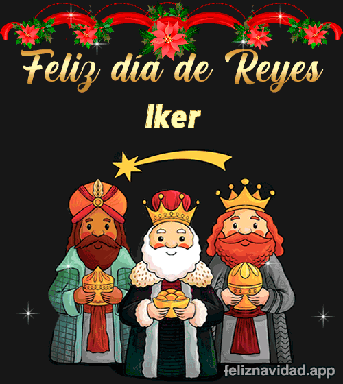 GIF Feliz día de Reyes Iker