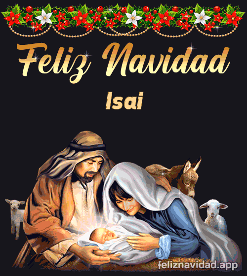 GIF Feliz Navidad Isai