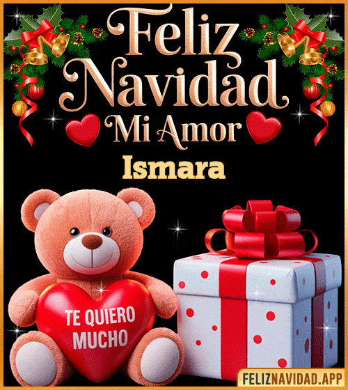 GIF Feliz Navidad mi Amor Ismara
