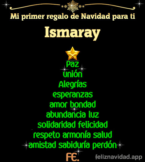GIF Mi primer regalo de navidad para ti Ismaray