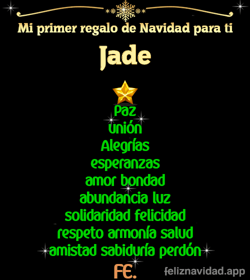 GIF Mi primer regalo de navidad para ti Jade