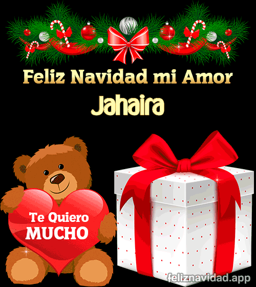 GIF Feliz Navidad mi Amor Jahaira