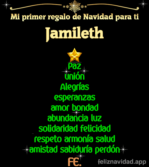 GIF Mi primer regalo de navidad para ti Jamileth