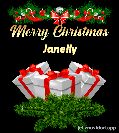GIF Merry Christmas Janelly